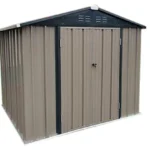 Capanno da Giardino in Metallo Portatile Bastone 6'x8' - Soluzione Robusta e Sicura per i Tuoi Spazi Esterni
