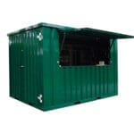 Container Bar Smontabile 3x2 Metri - Verde Turchese (RAL 6016)