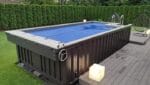 Piscina Container 20' con Piattaforma e Vano Tecnico Integrato