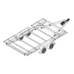 Rimorchio per Mini Tiny House 4m x 2m - Timone Smontabile (1500 kg) - immagine 16